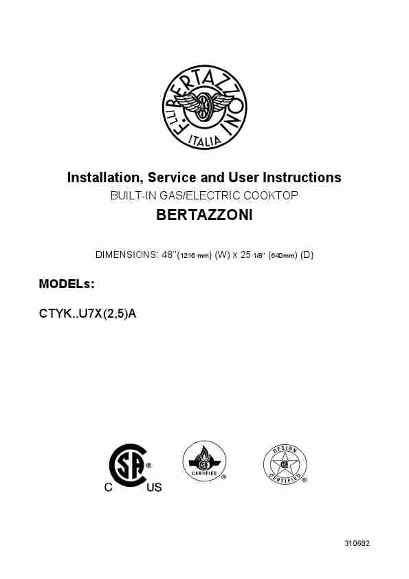 Bertazzoni Cooktop CTYK  U7X(2,5)A-page_pdf